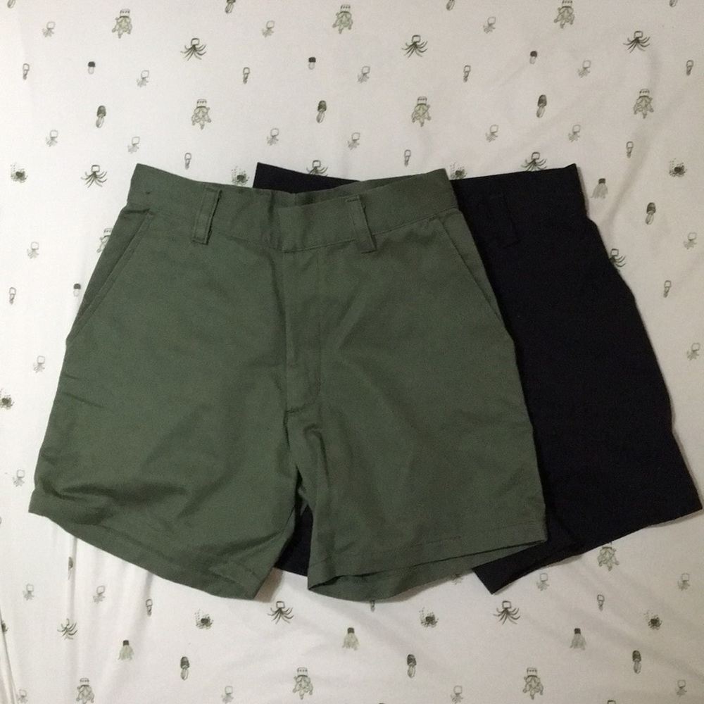 green american apparel shorts